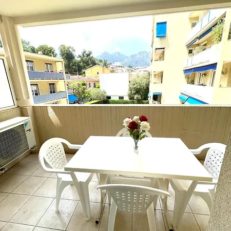 L'Altezza Joli T2, Proche Plage, Terrasse, Parking Menton Exterior photo